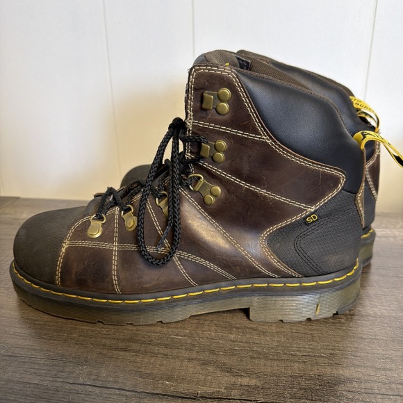 Men\'s Dr. Martens Size 13 Industrial Safety Toe Work Boots Slip‎ Resistant
